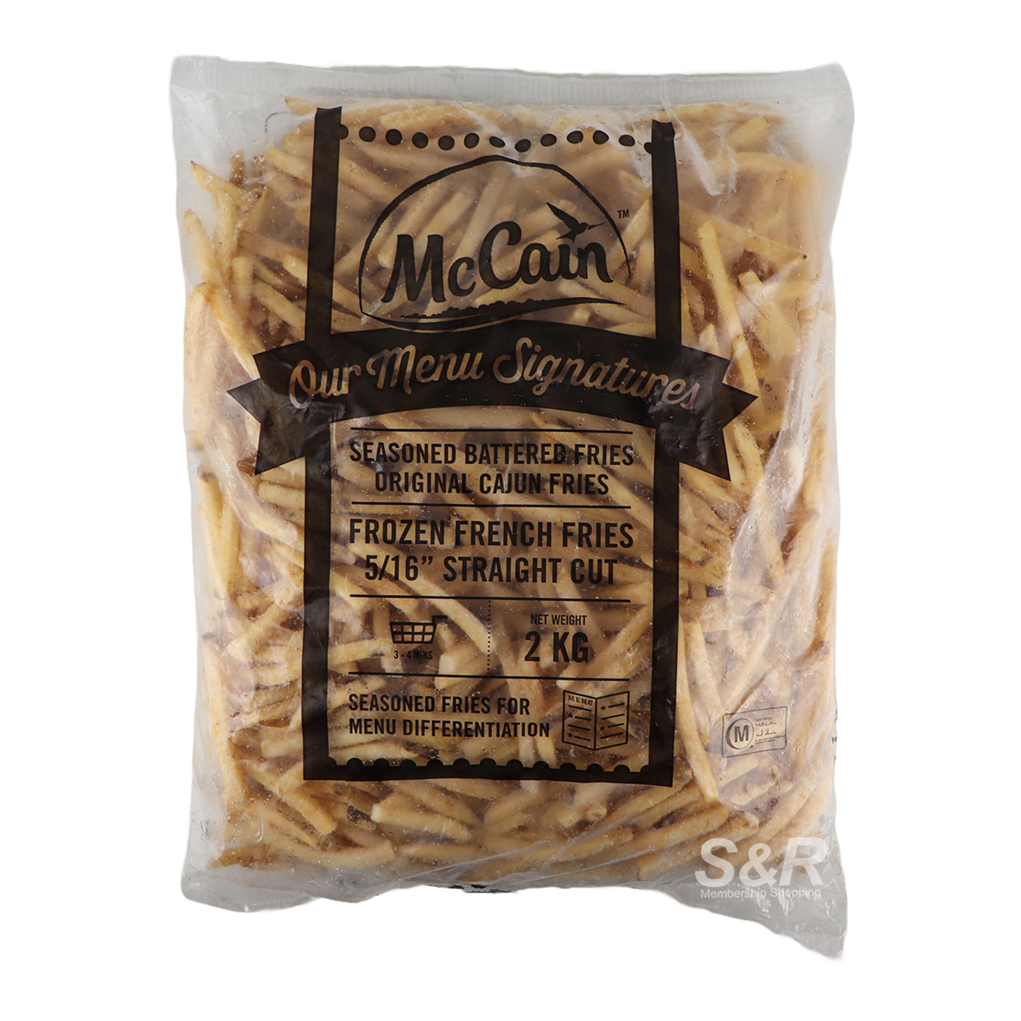 McCain Cajun Battered Potato Fries 2kg McCain Cajun Battered Potato Fries 2kg